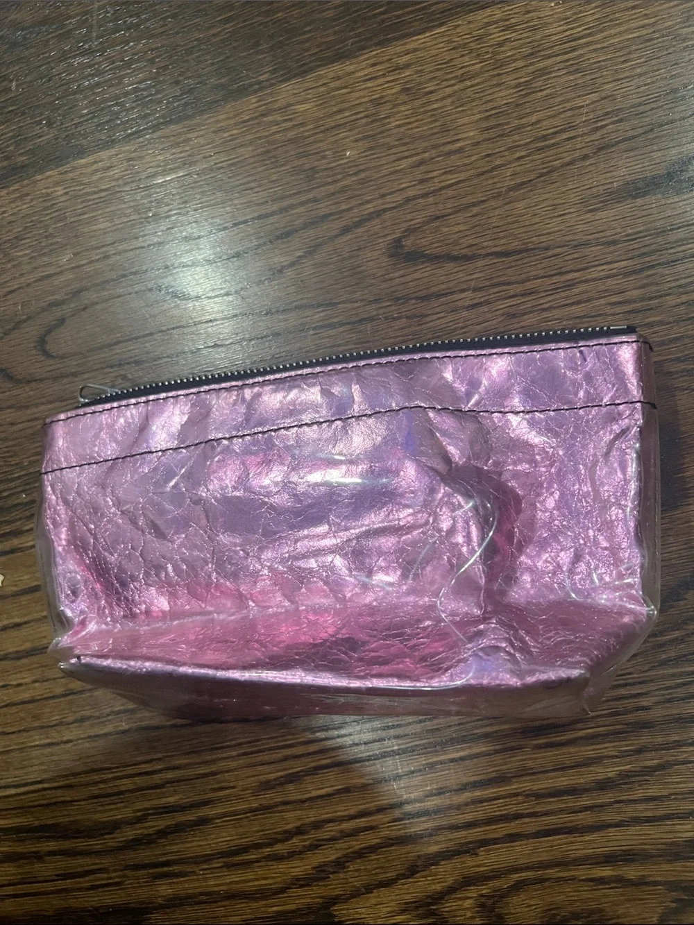 Marc Jacobs Metallic Pink Foil Pouch